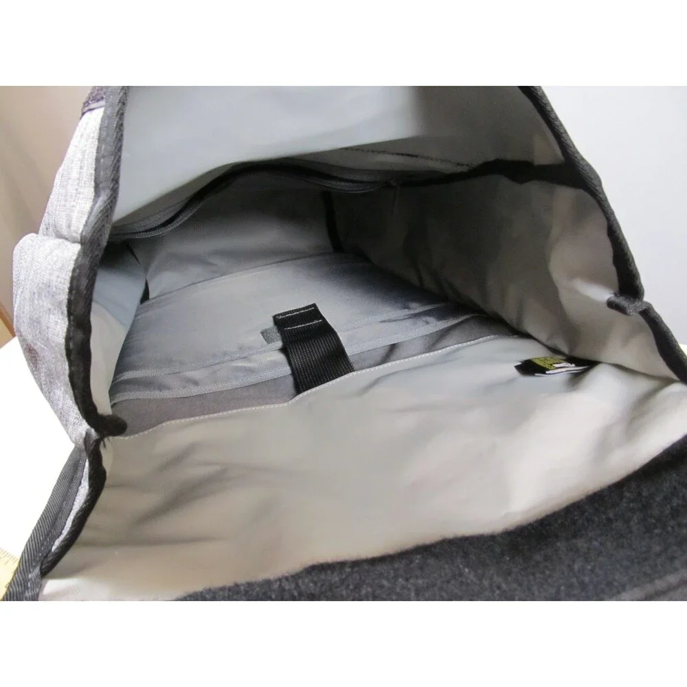 Timbuk2 Prospect Laptop Backpack Heather Gray Orange Roll‑Top NWOT